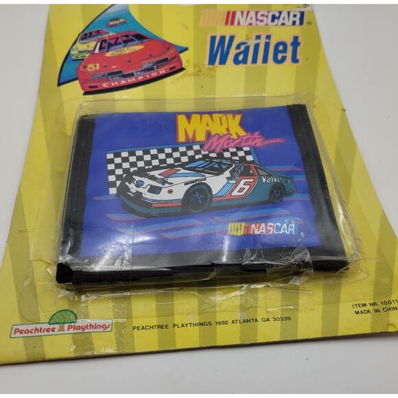 Vintage 1992 Peachtree Playthings Mark Martin NASCAR Wallet NOS READ - Picture 5 of 9